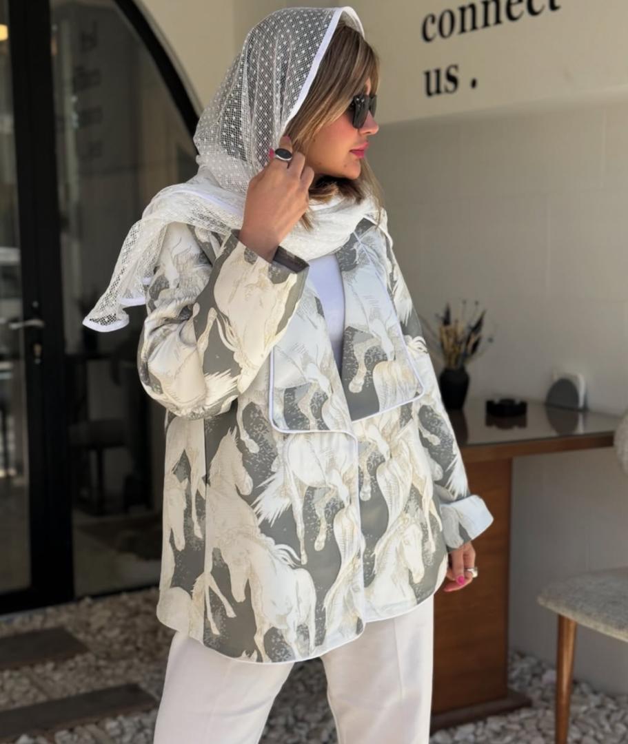 مانتو کتی ژاکارد