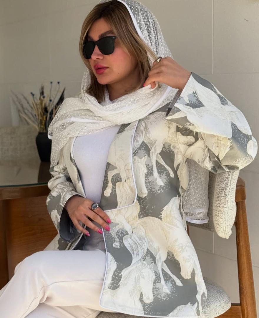 مانتو کتی ژاکارد